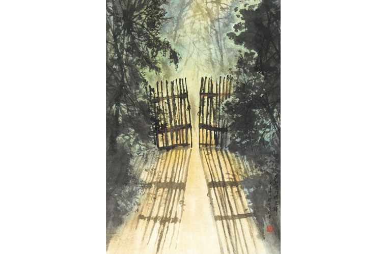 冯骥才画作赏析《期待》1990